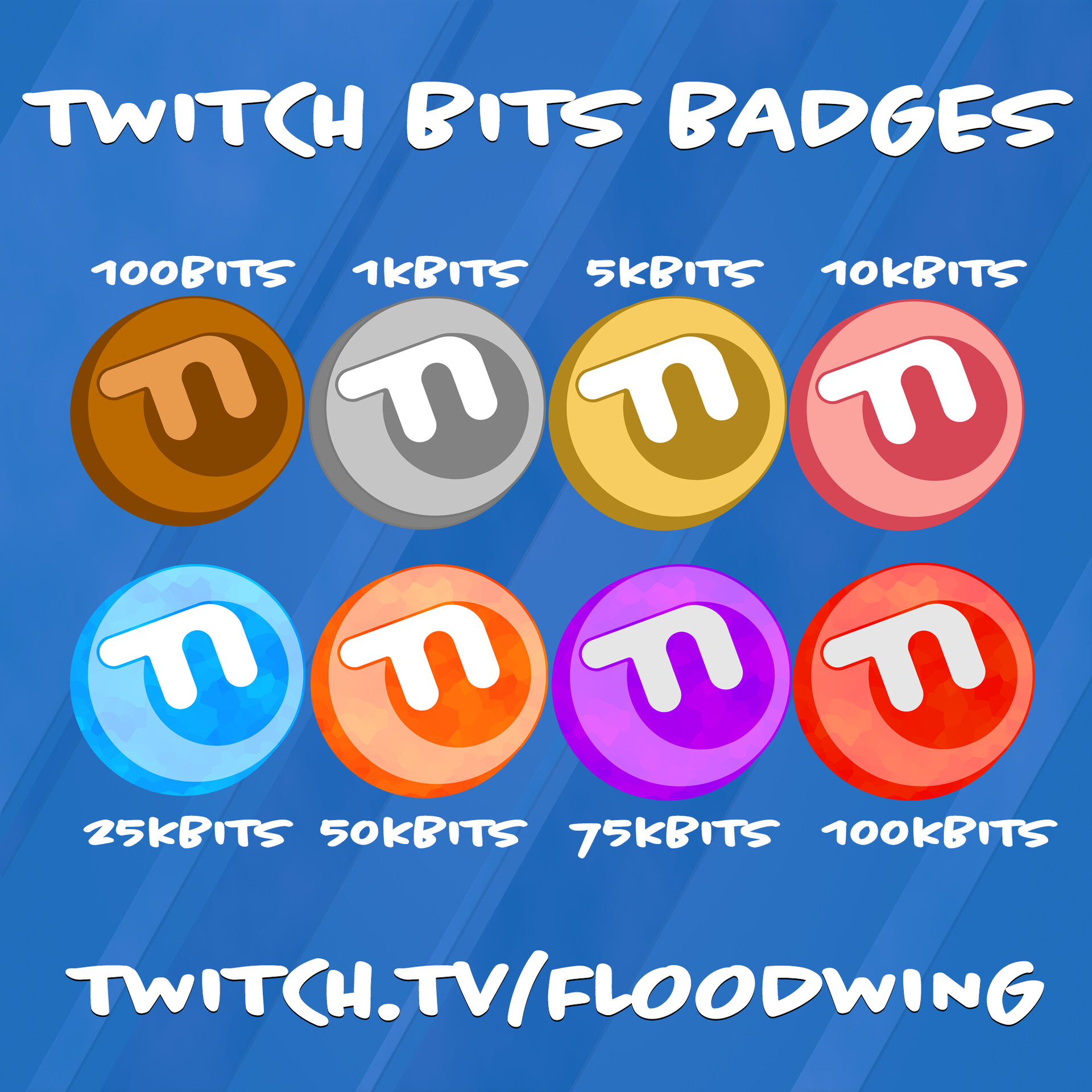 Artstation Twitch Bits Badges John H