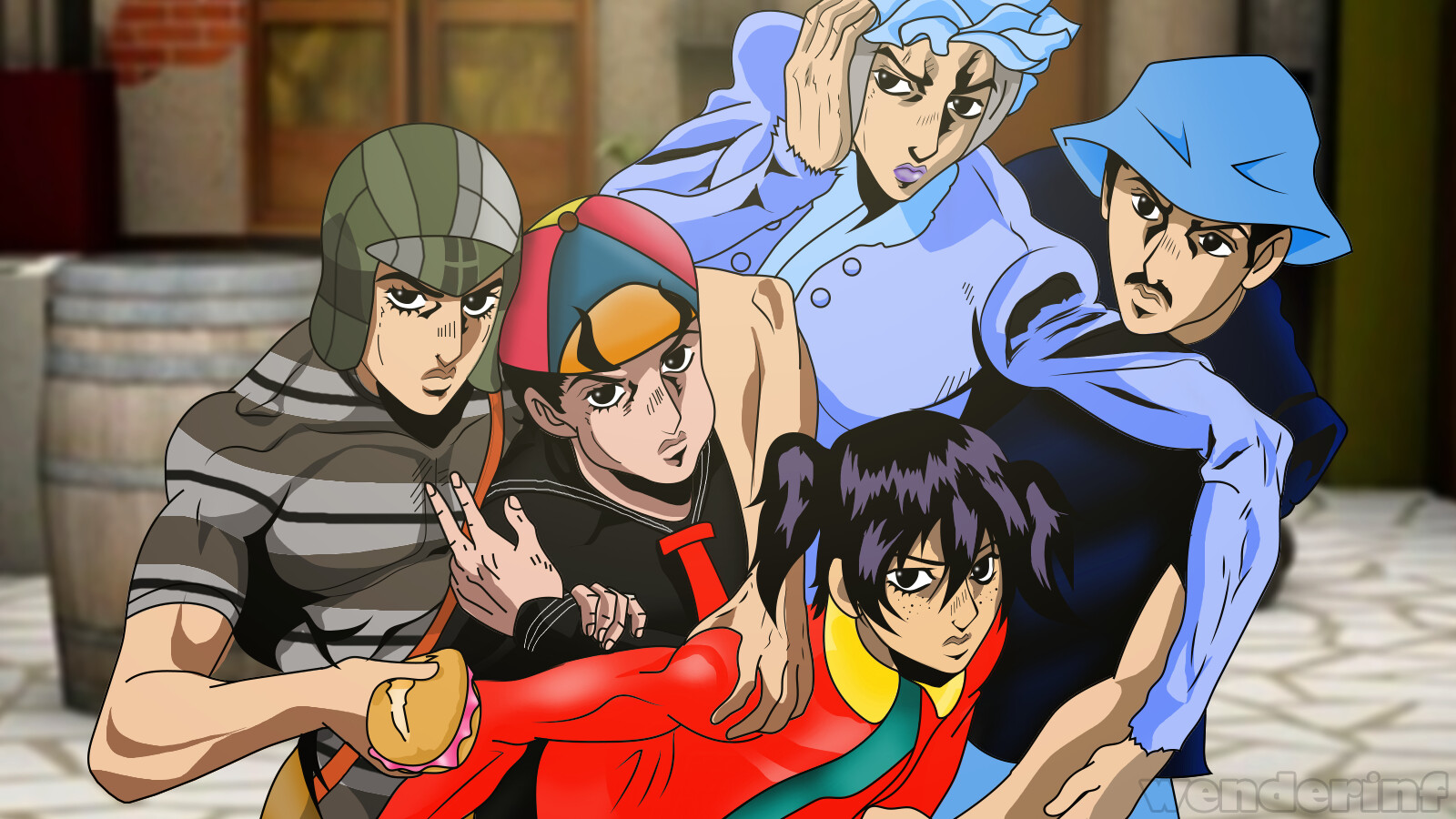 ArtStation - Chavo del Jojo, image size:1600x900