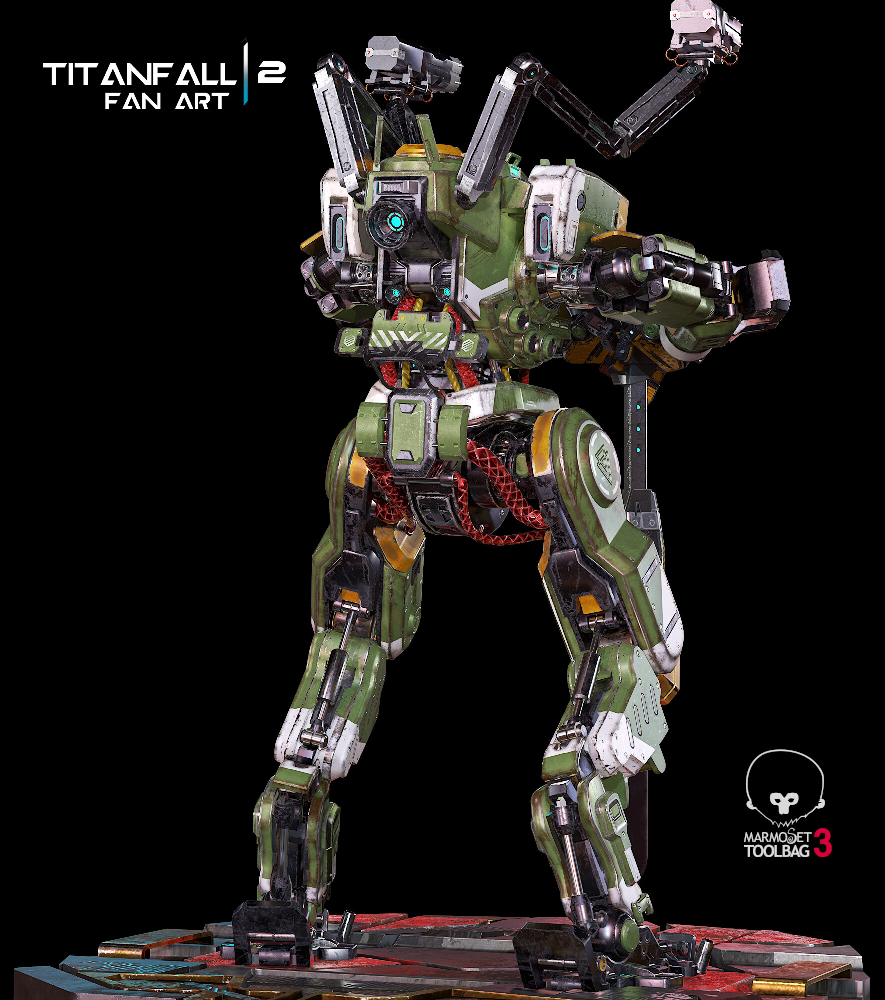 Artstation Titanfall 2 Fan Art Bt 7274 Rhittik Garg