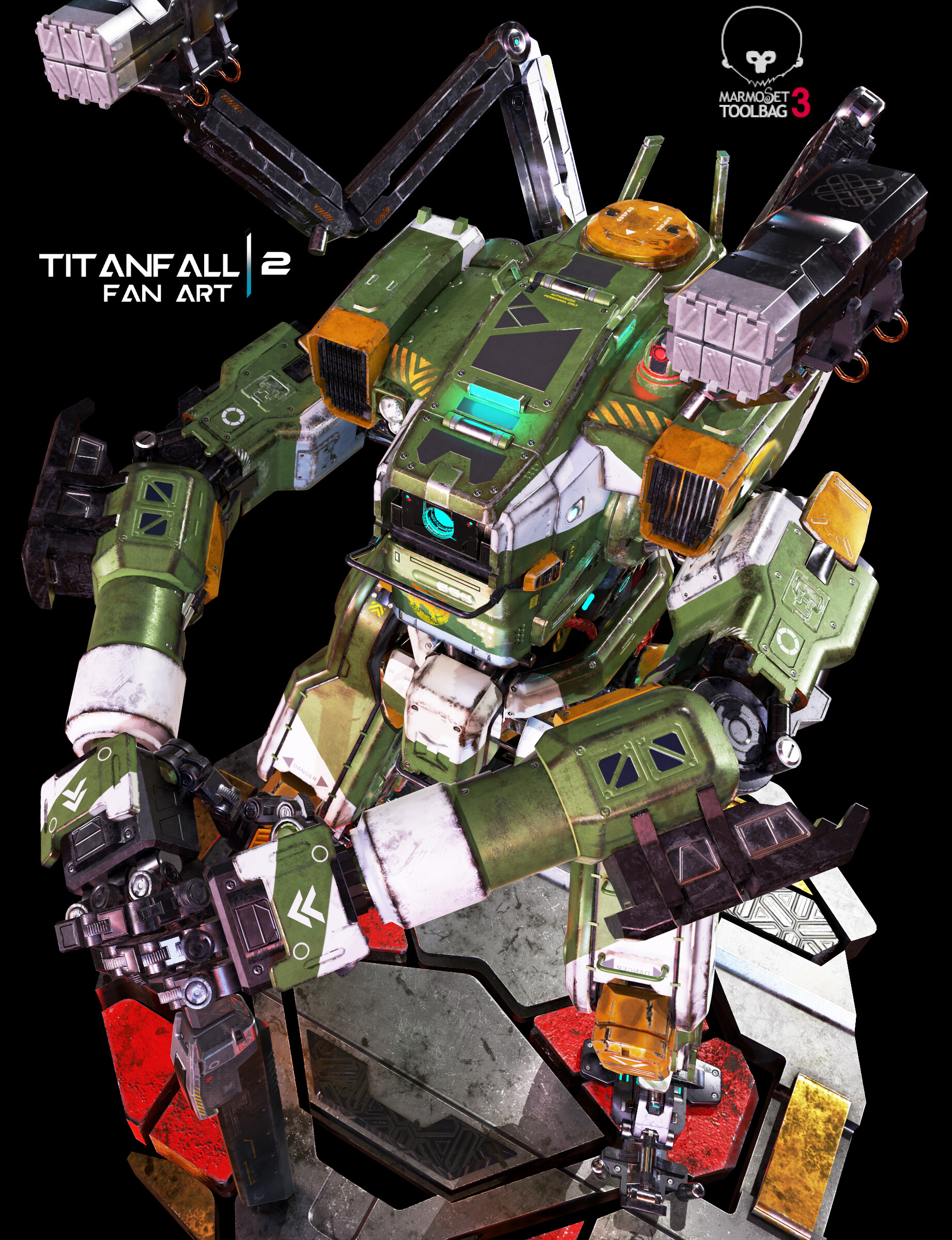 Artstation Titanfall 2 Fan Art Bt 7274 Rhittik Garg