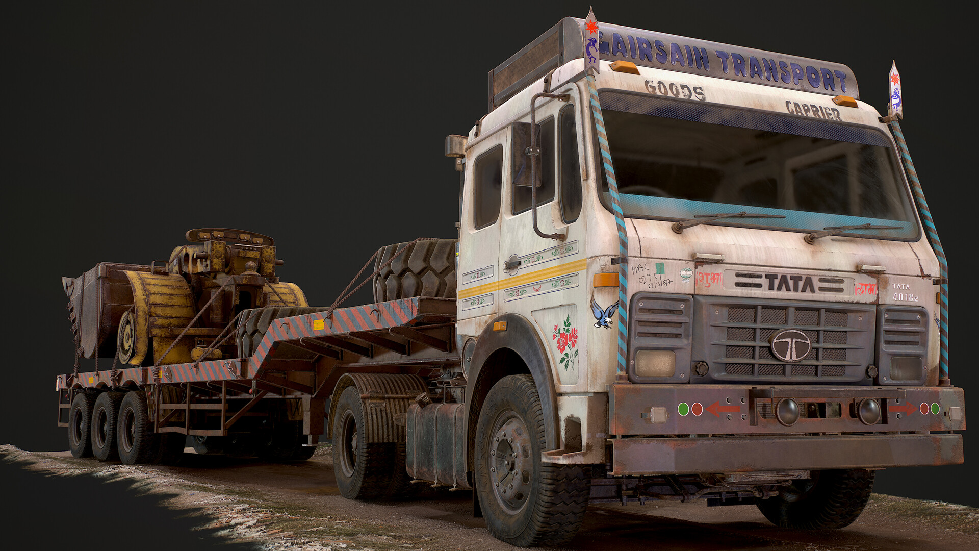 Manish Rawat Truck Tata Dlt4018