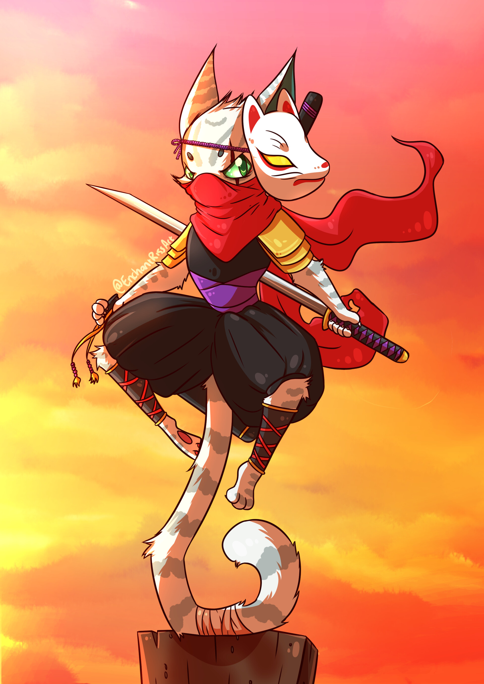 ArtStation CDC 54 Ninja Cats