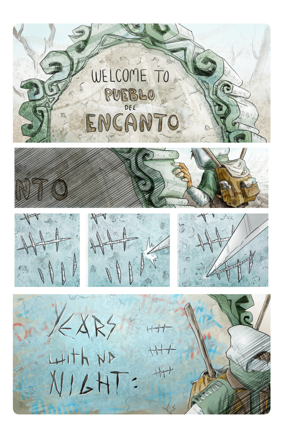 ArtStation - Webcomic Pages: Nightless