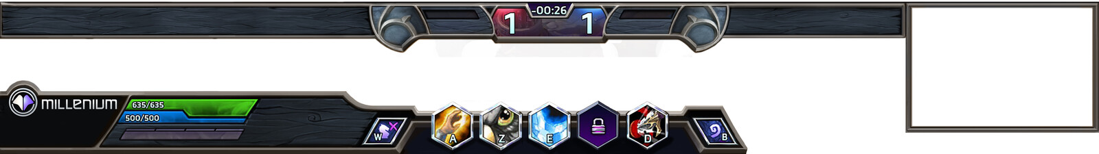 Twitch overlay HUD for Heroes of the Storm