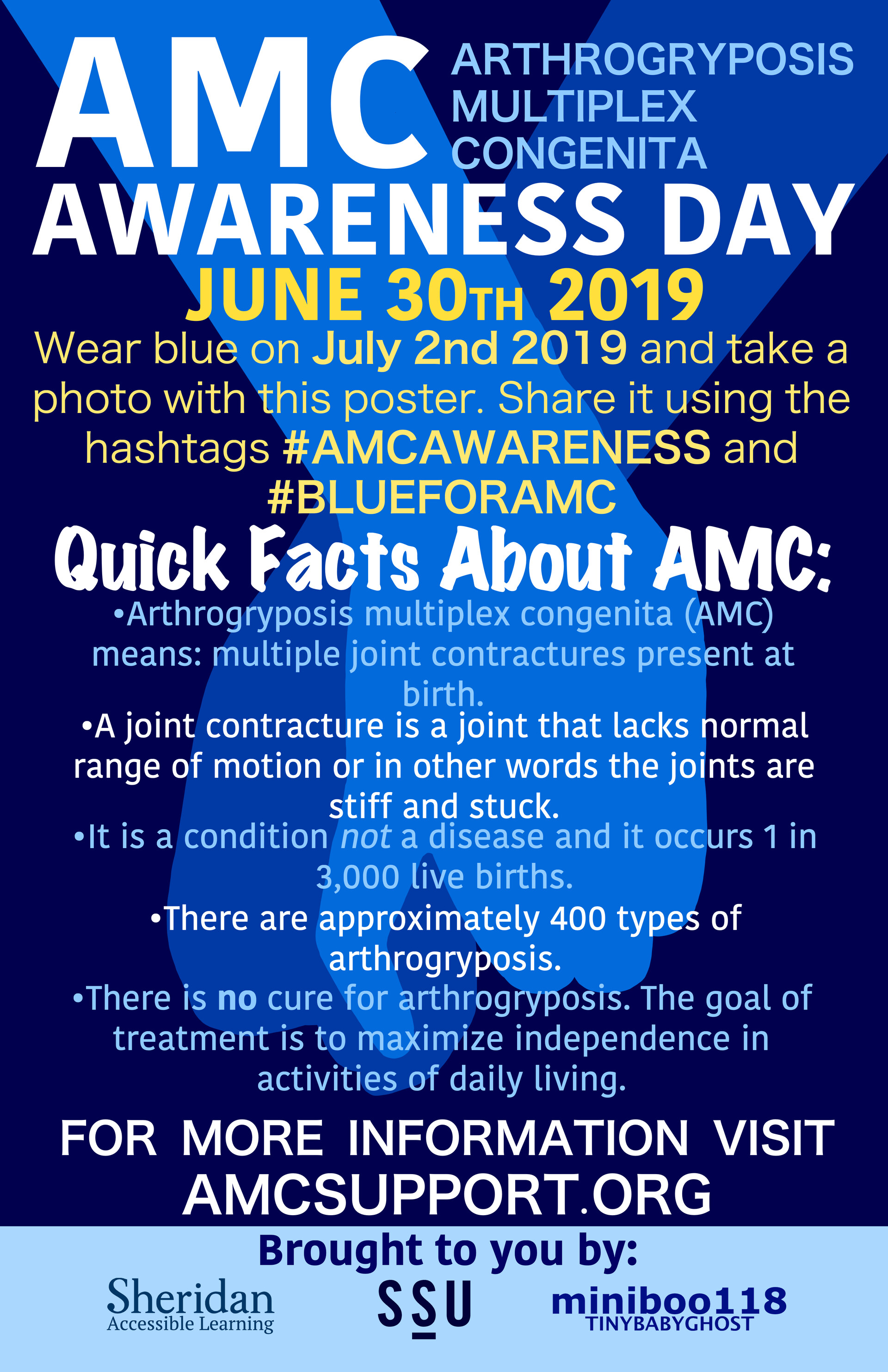 ArtStation Arthrogryposis Awareness Day Poster 2019