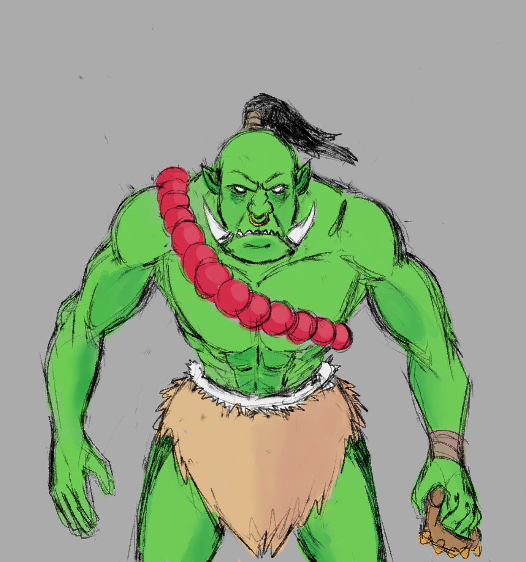 Artstation - Draw Fantasy Race Orc