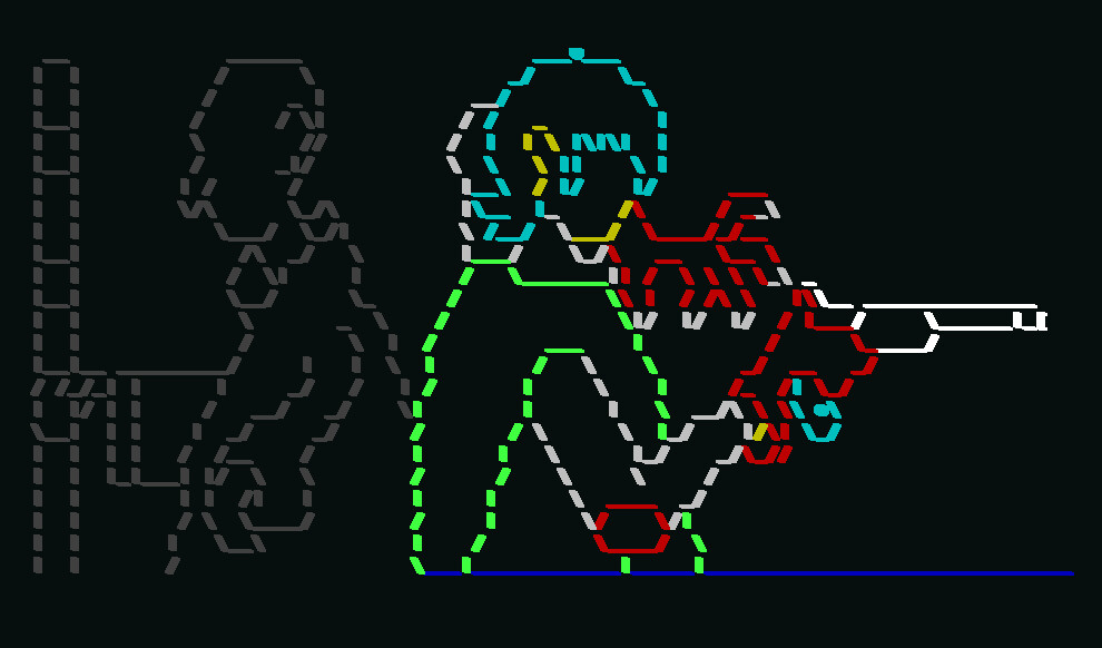 Boi ASCII ART and ANIMATION Advanced Ascii ( 2019 )
