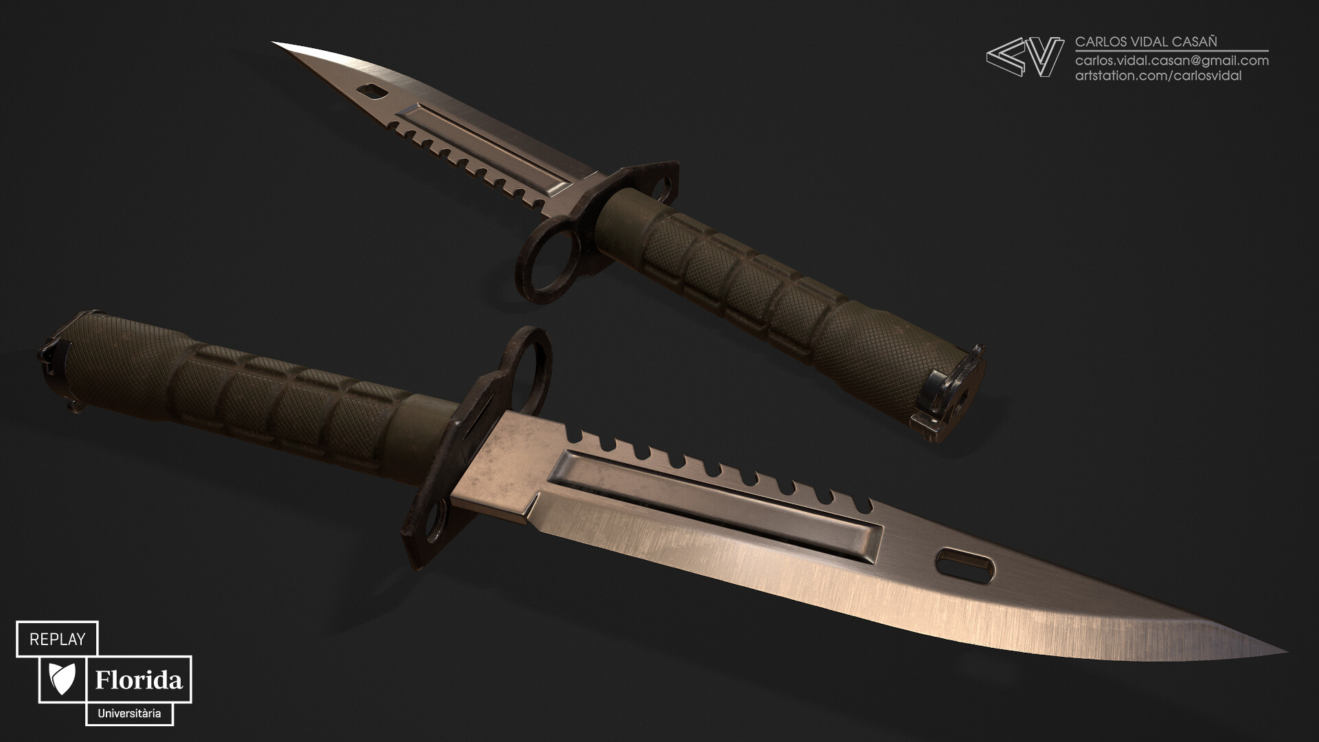 ArtStation - M9 Bayonet