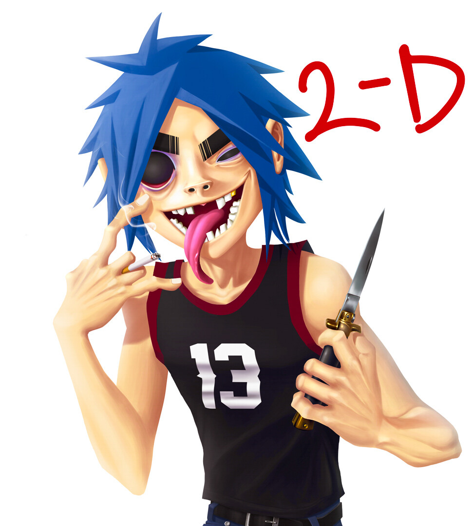 Artstation 2d From Gorillaz George Neykov