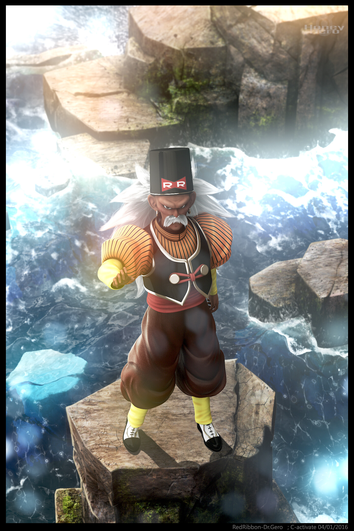 ArtStation - Dr.Gero (No.20)_Dragonball Fanart