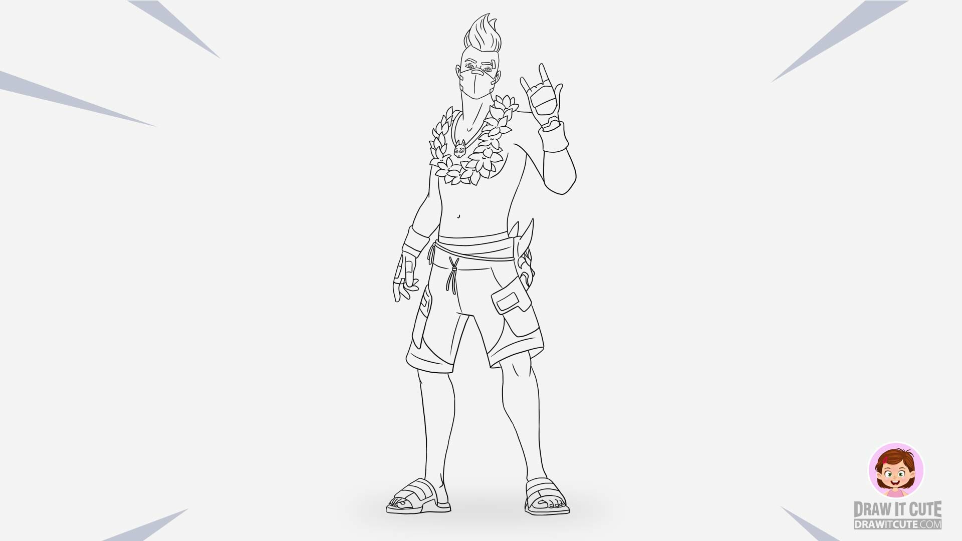 Fortnite Skins Coloring Pages Drift - Drift is part of the drift set ...