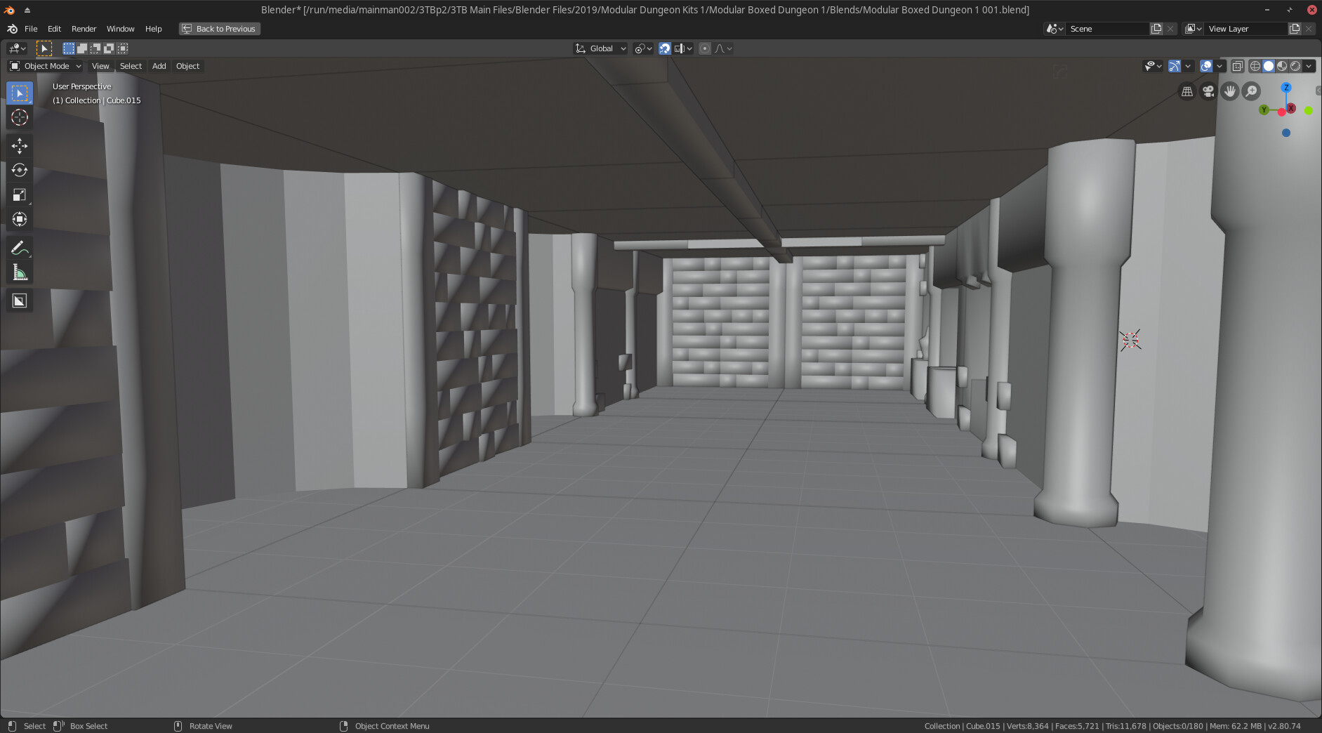 Johnathan Mueller - Modular Dungeon #1 (Blockout Models)