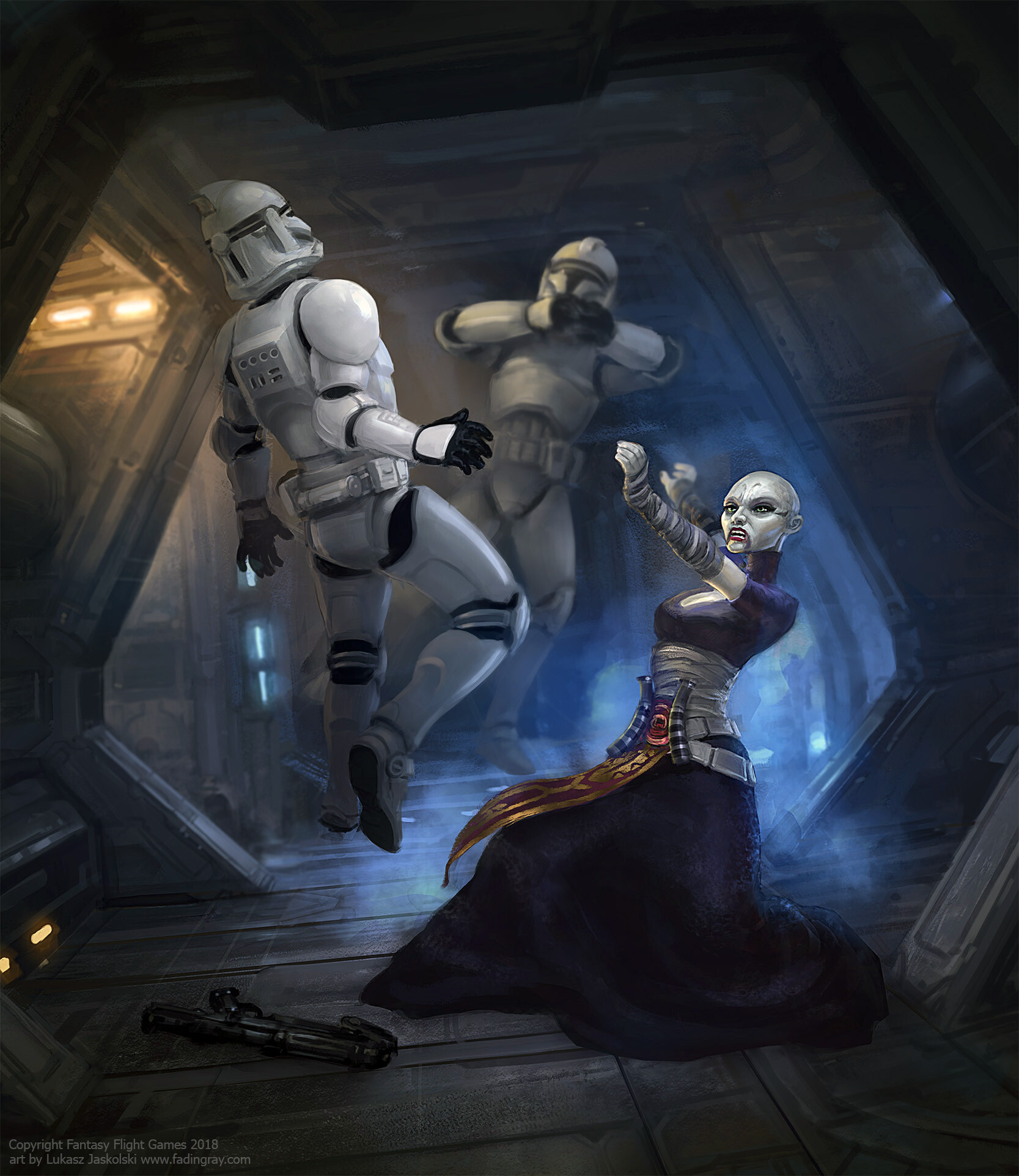 Artstation Star Wars Rpg Force Power Bind Lukasz Jaskolski