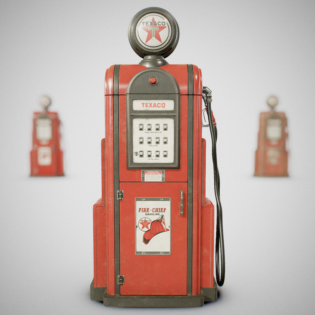 Vintage texaco gas on sale pump
