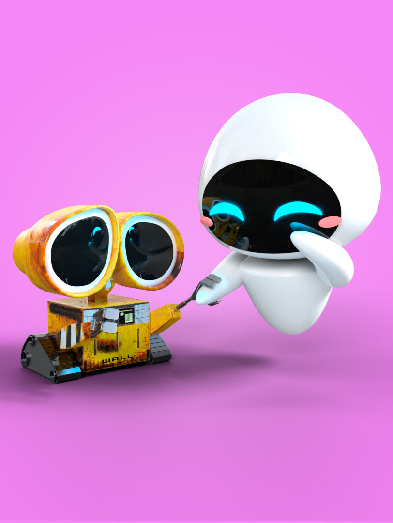 ArtStation WallE y Eva