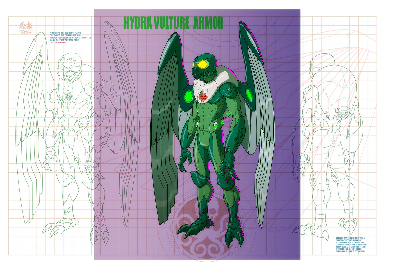 Jerome Moore USM HYDRA VULTURE ARMOR