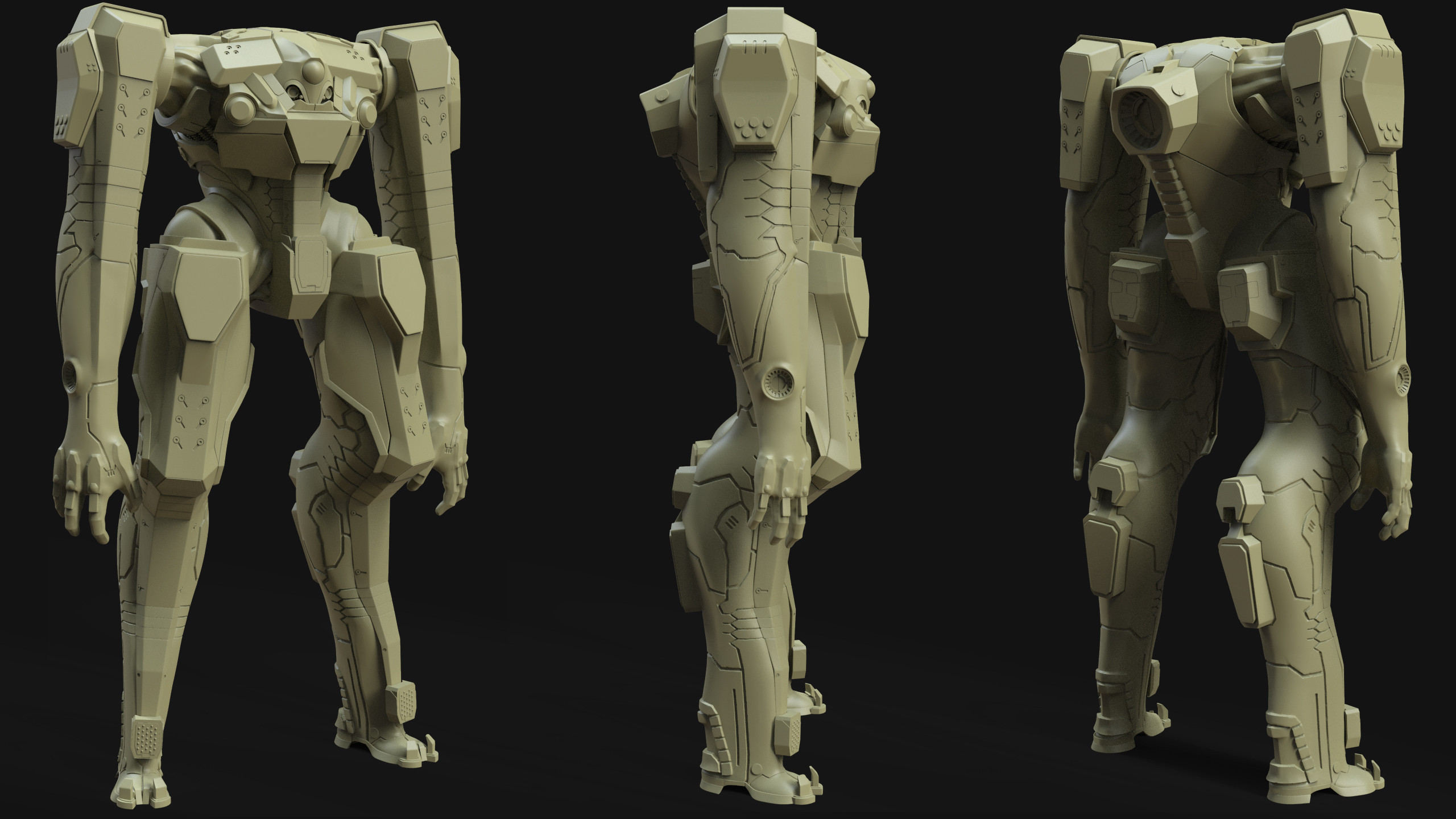 Mech model, never fully fleshed out the original design or parts. It has potential maybe one day I will revisit it.