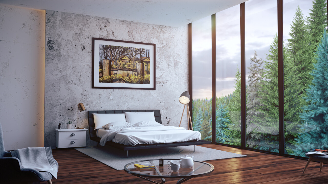 Winter Bedroom