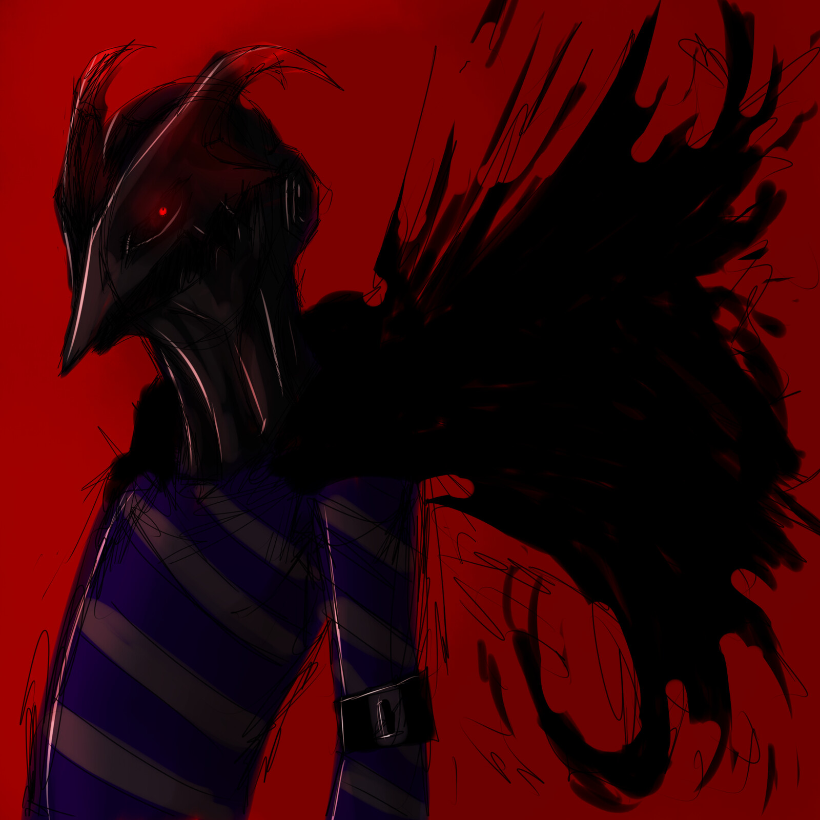 Artstation Crow Persona 5 Nevan Raynes