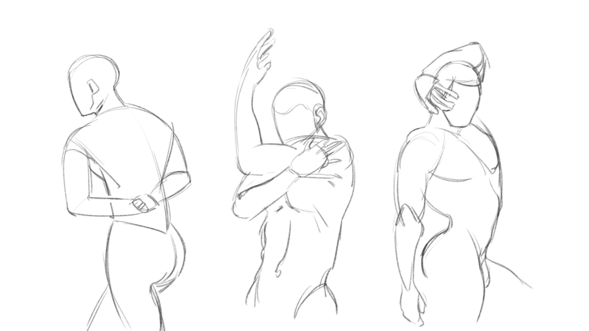 Drawings of Jojo Poses