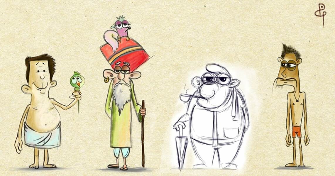 ArtStation - Indian cartoon characters
