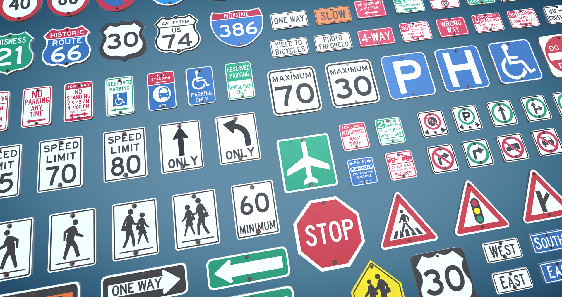 guide traffic signs