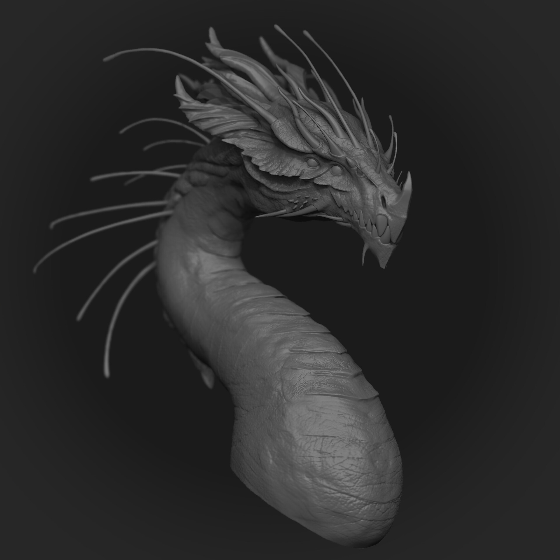 ArtStation Dragon Bust Concept