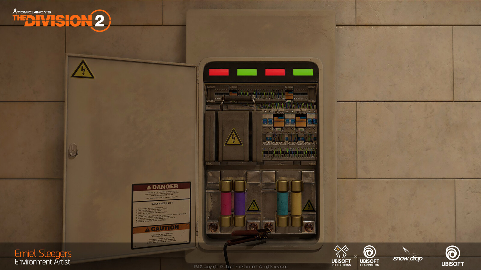 Fusebox that is part of a gameplay element