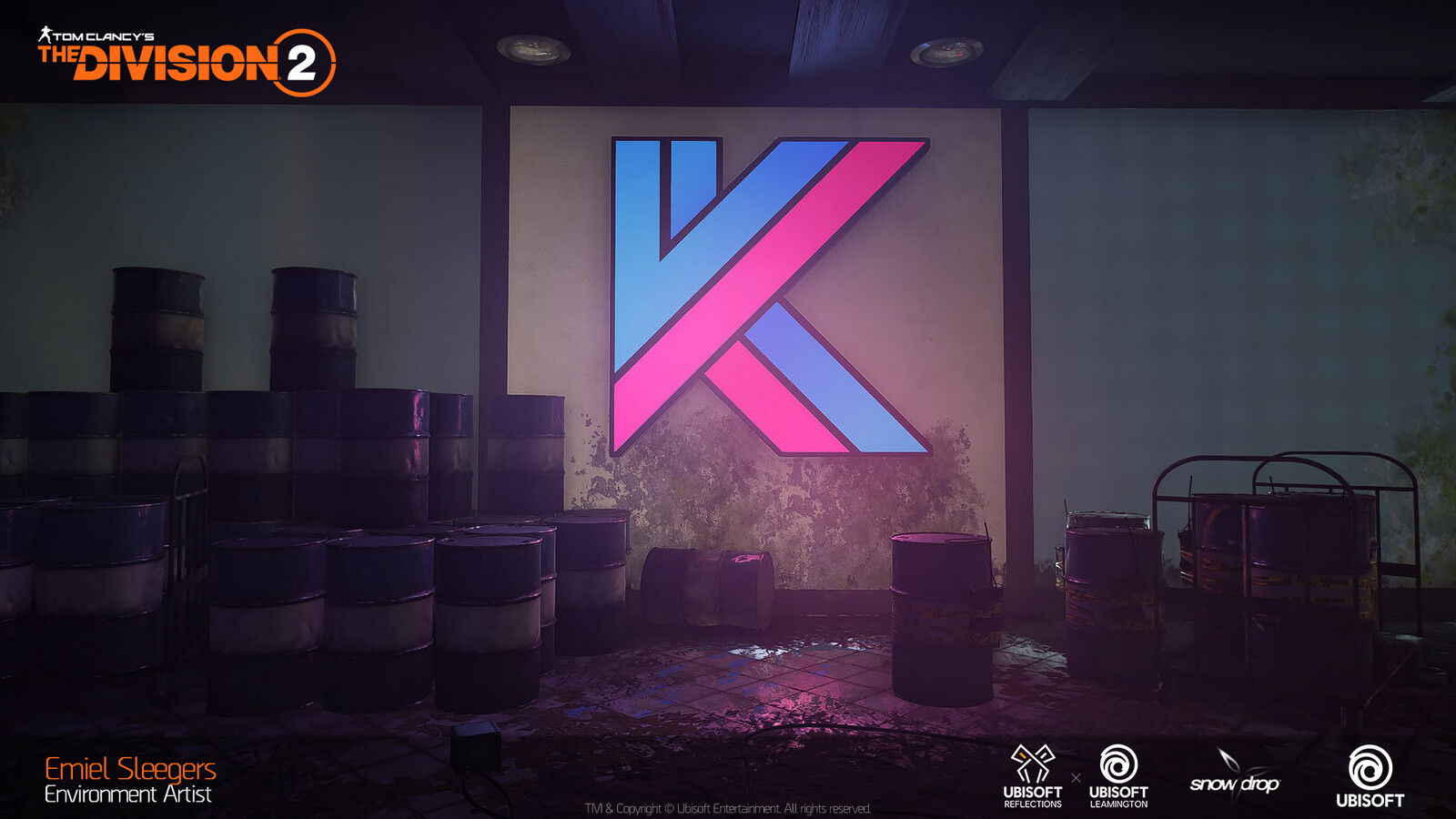 Barrel and K Sign for the college brand
