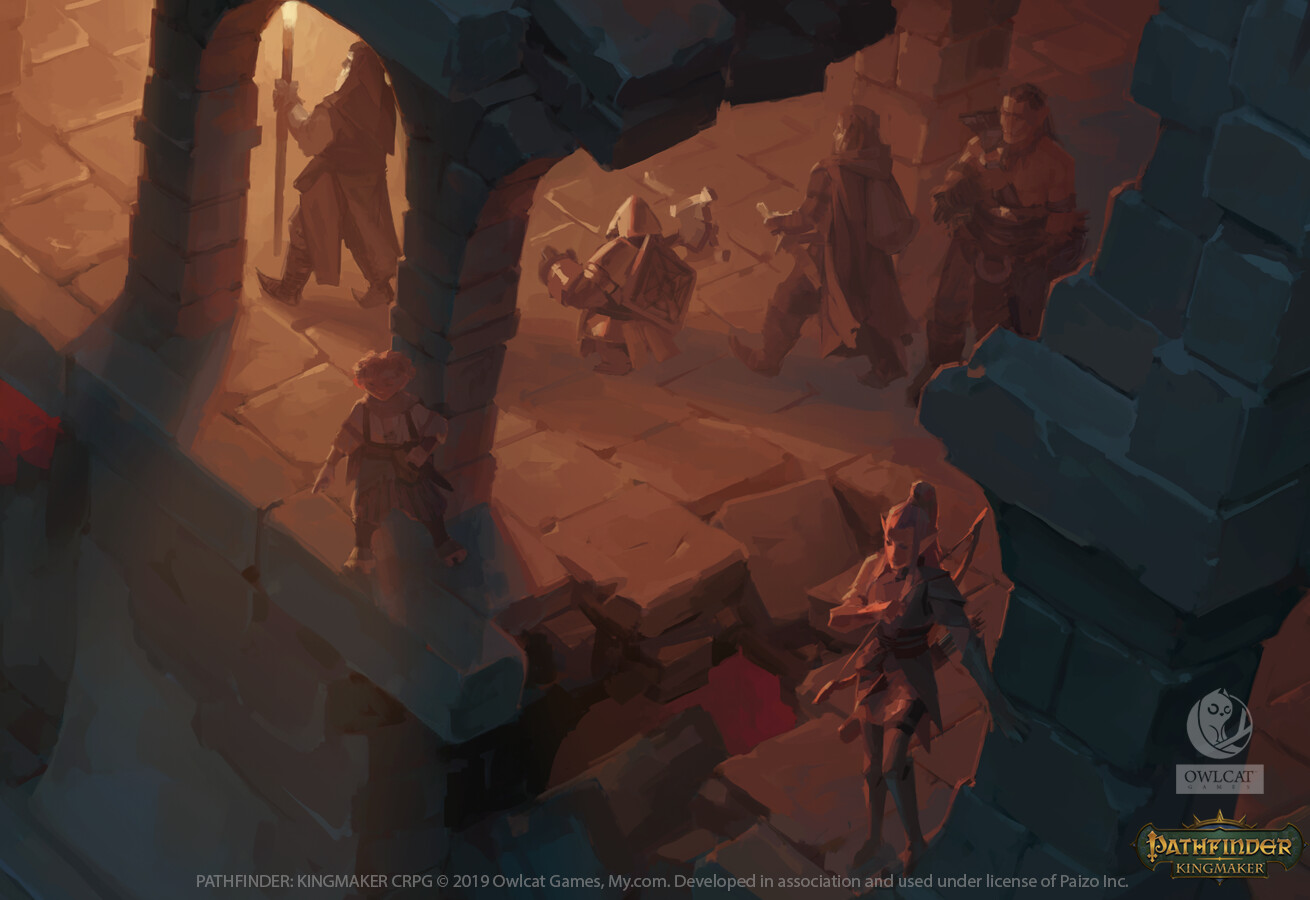 Hannis Drelev Pathfinder Kingmaker Anna Pavleeva Pathfinder Kingmaker Dlc Illustration anna pavleeva artstation
