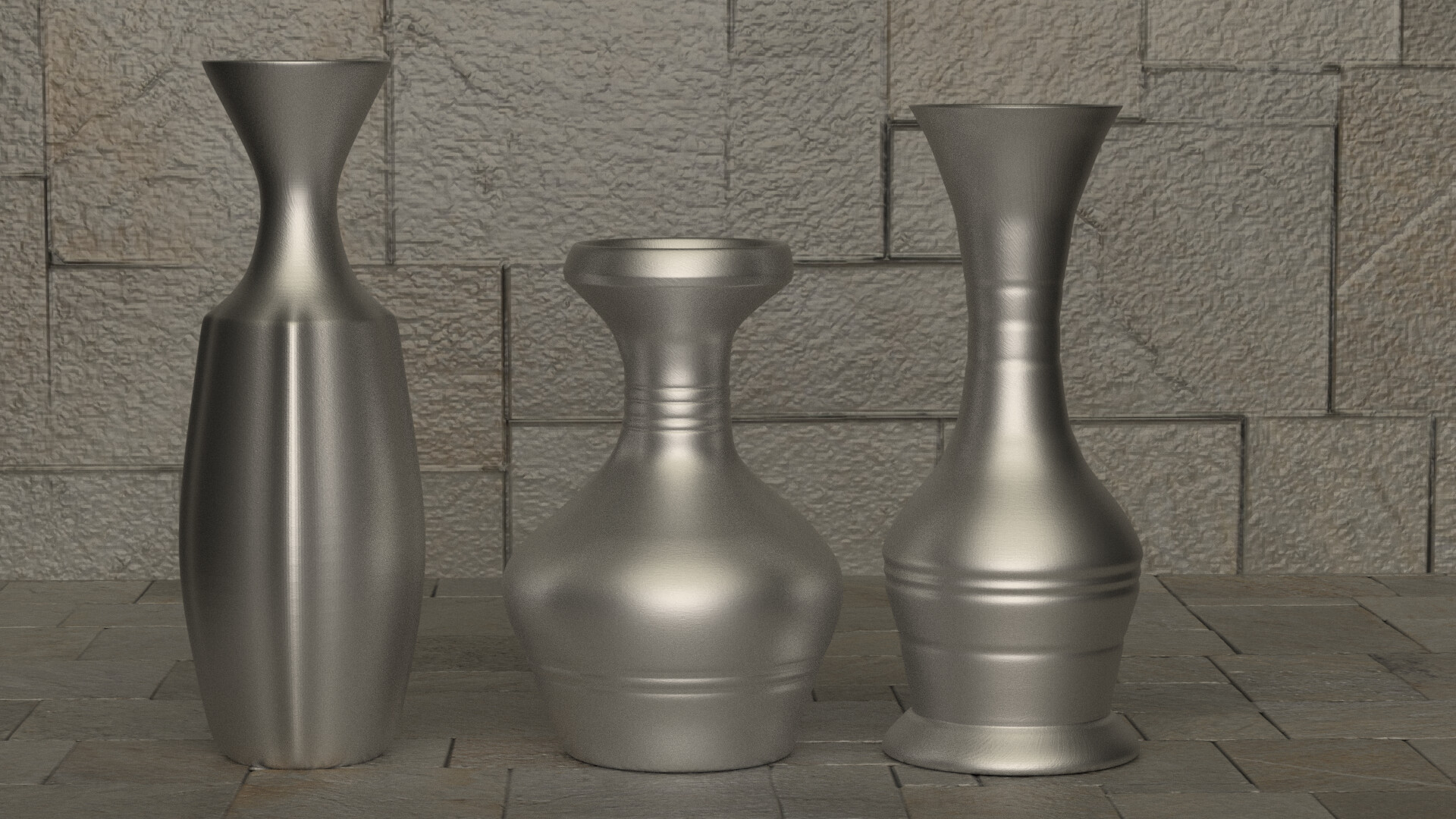 Luvaga Mang Eni Steel Vases