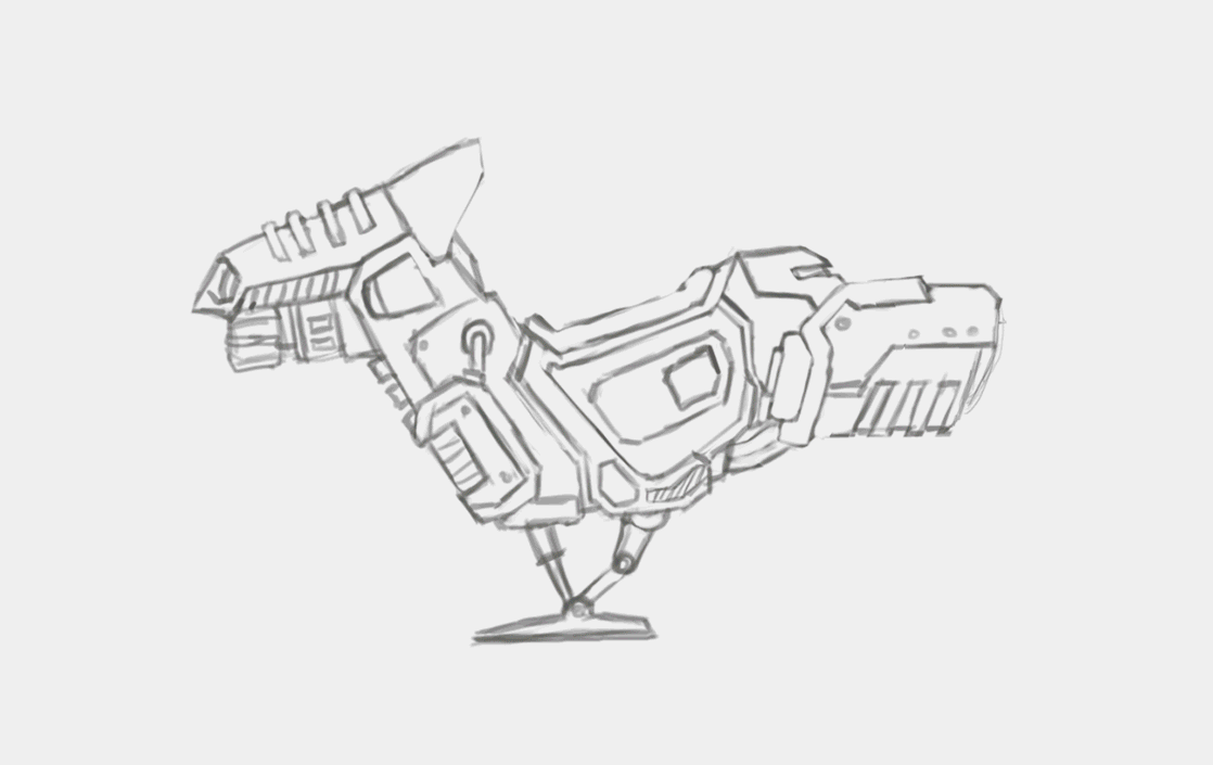 Artstation Concept For A Scifi Themed 3d Model Nuray Oeztas