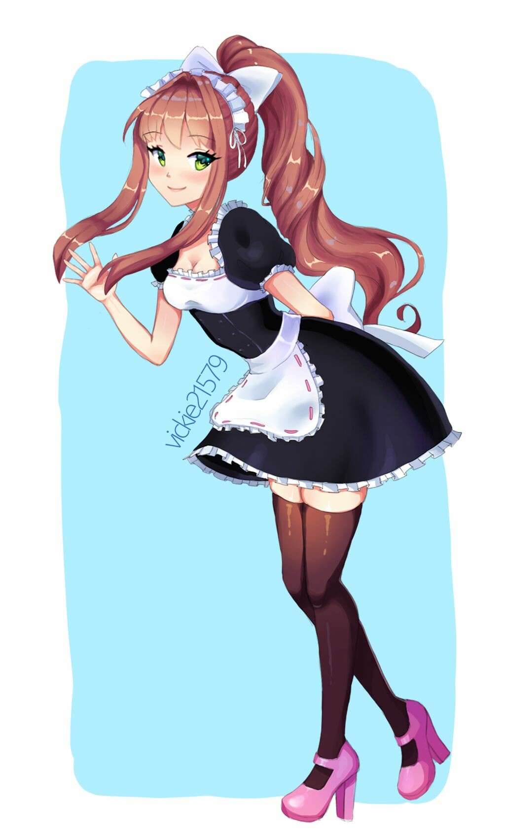 Artstation Maid Monika Aleyna Vickie