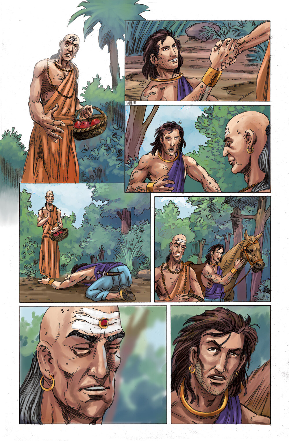 Scions of the Cursed King #2
Page 10, color by Vivek Goel