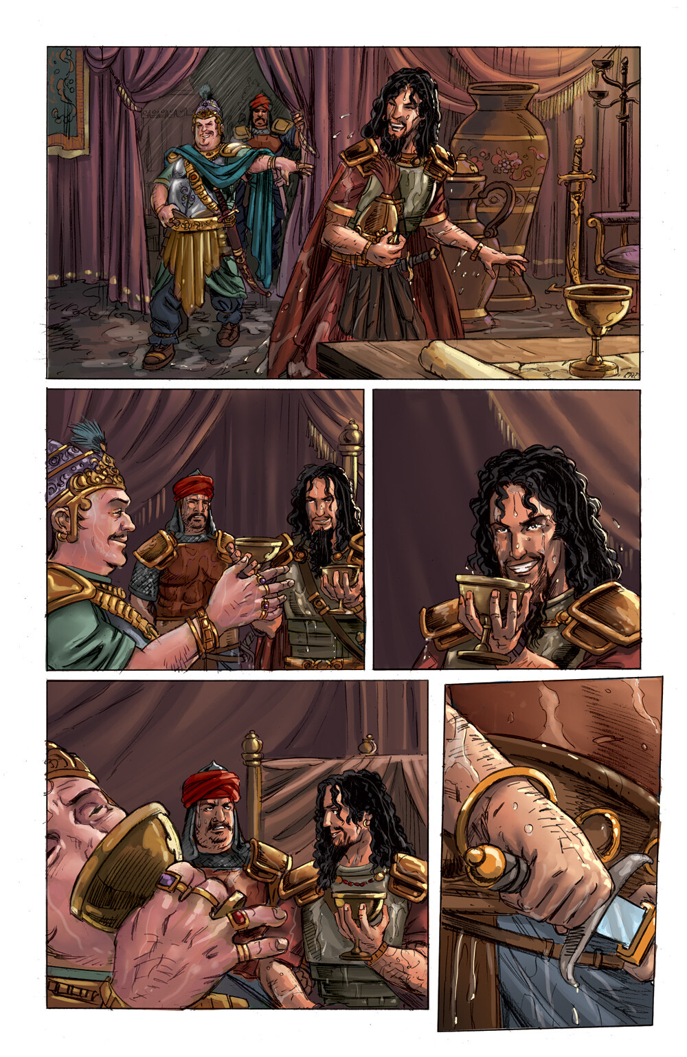 Scions of the Cursed King #2
Page 4, color by Vivek Goel