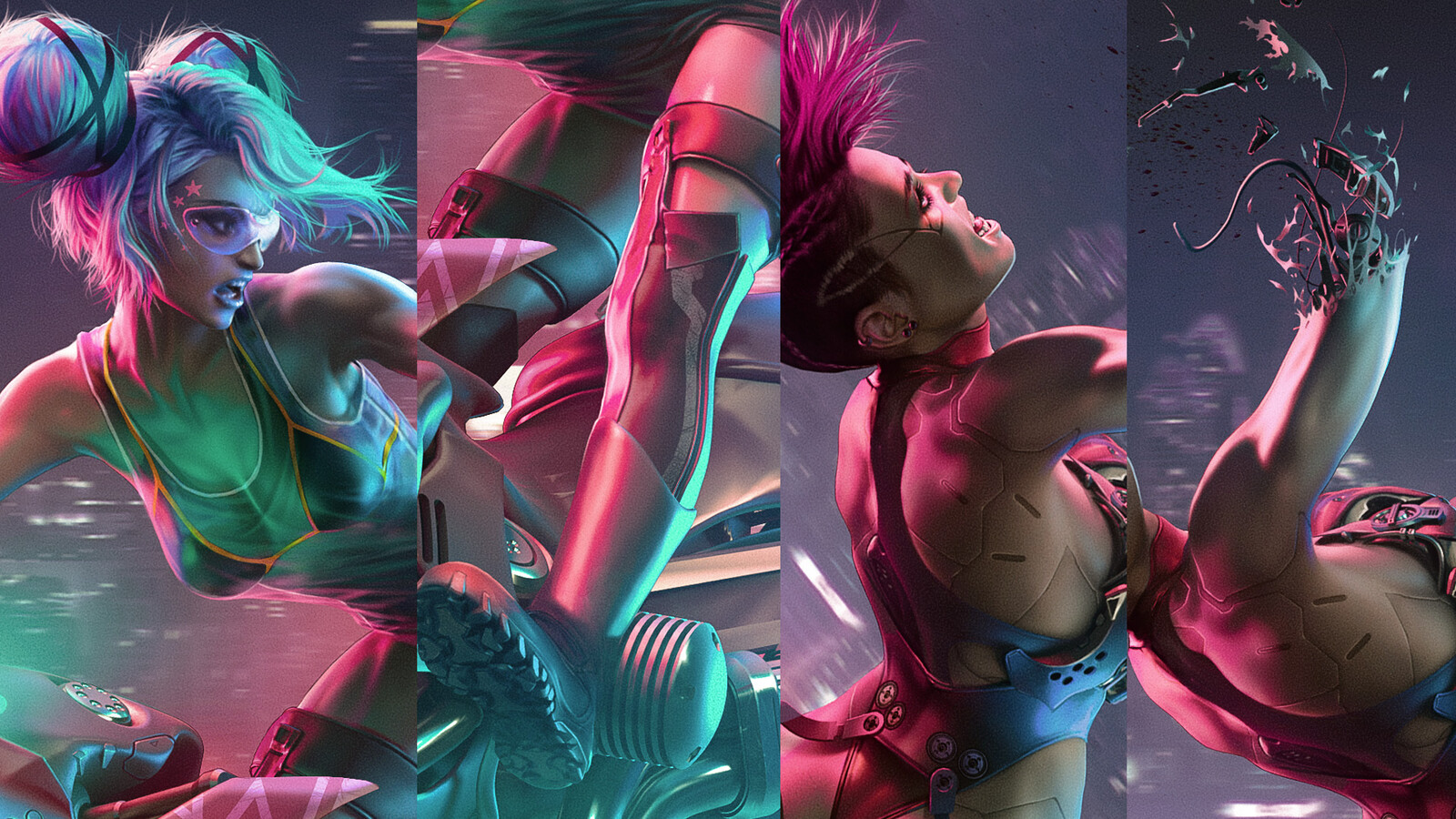 Картина по номерам cyberpunk 2077