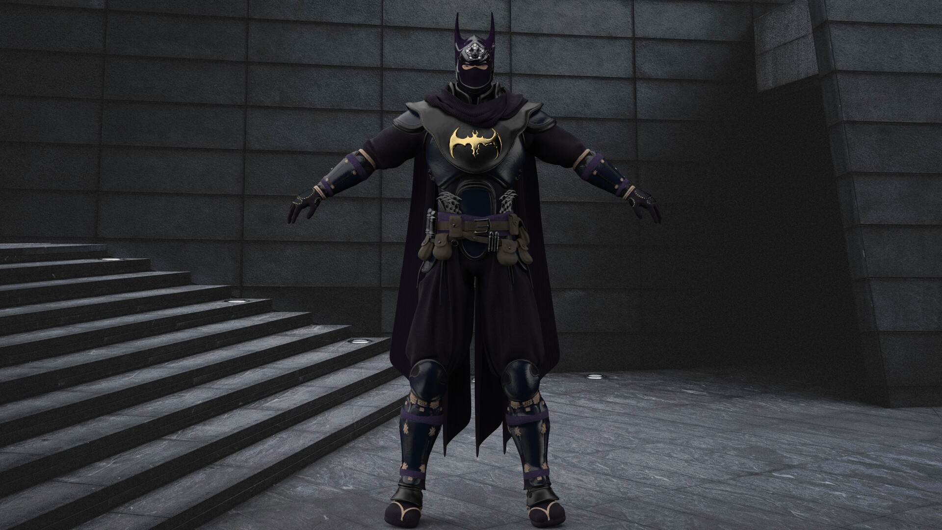 Aldo Del Valle Batman Ninja WIP