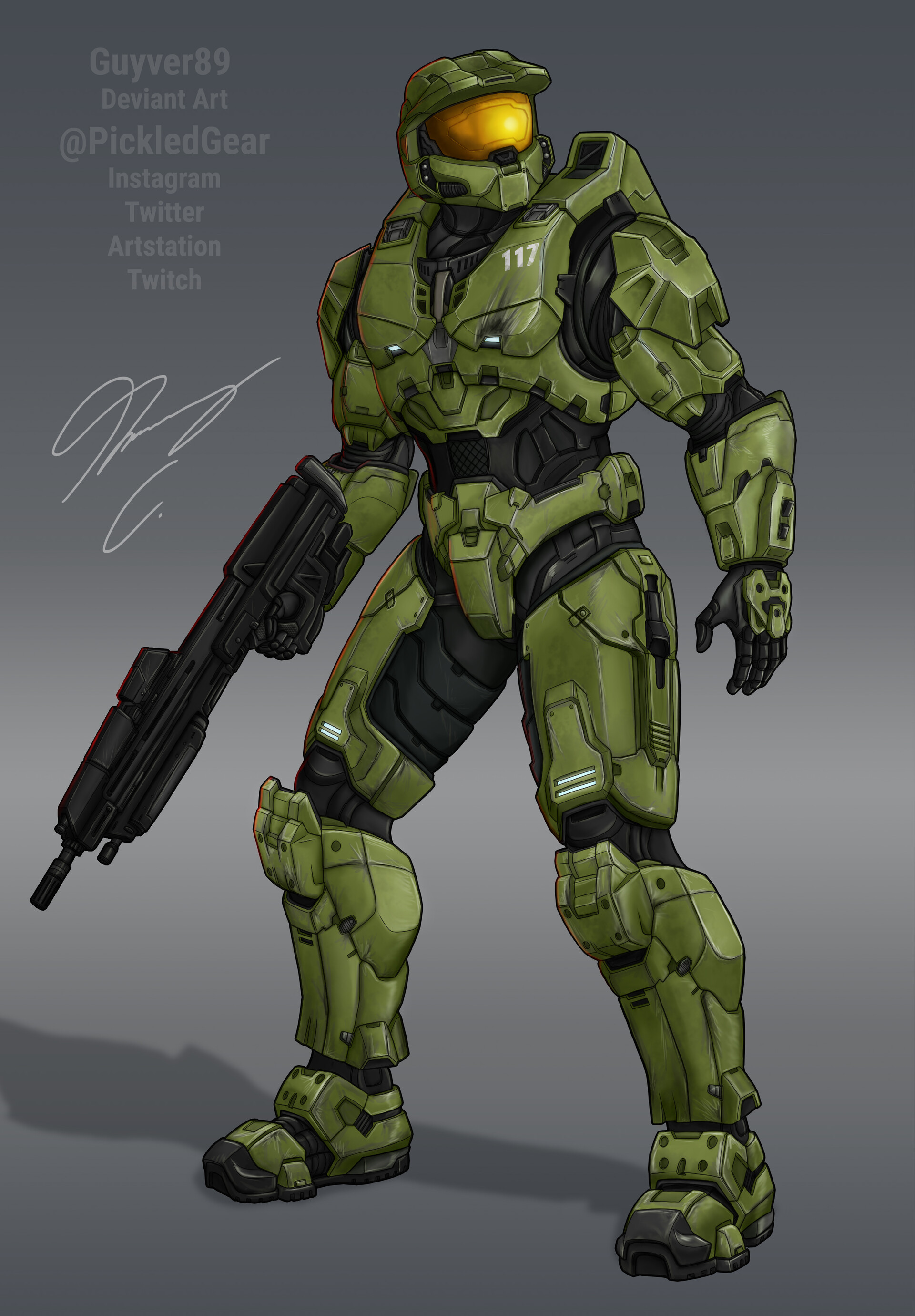 Artstation Halo Infinite Mjolnir Gen3 Gary Cogdill