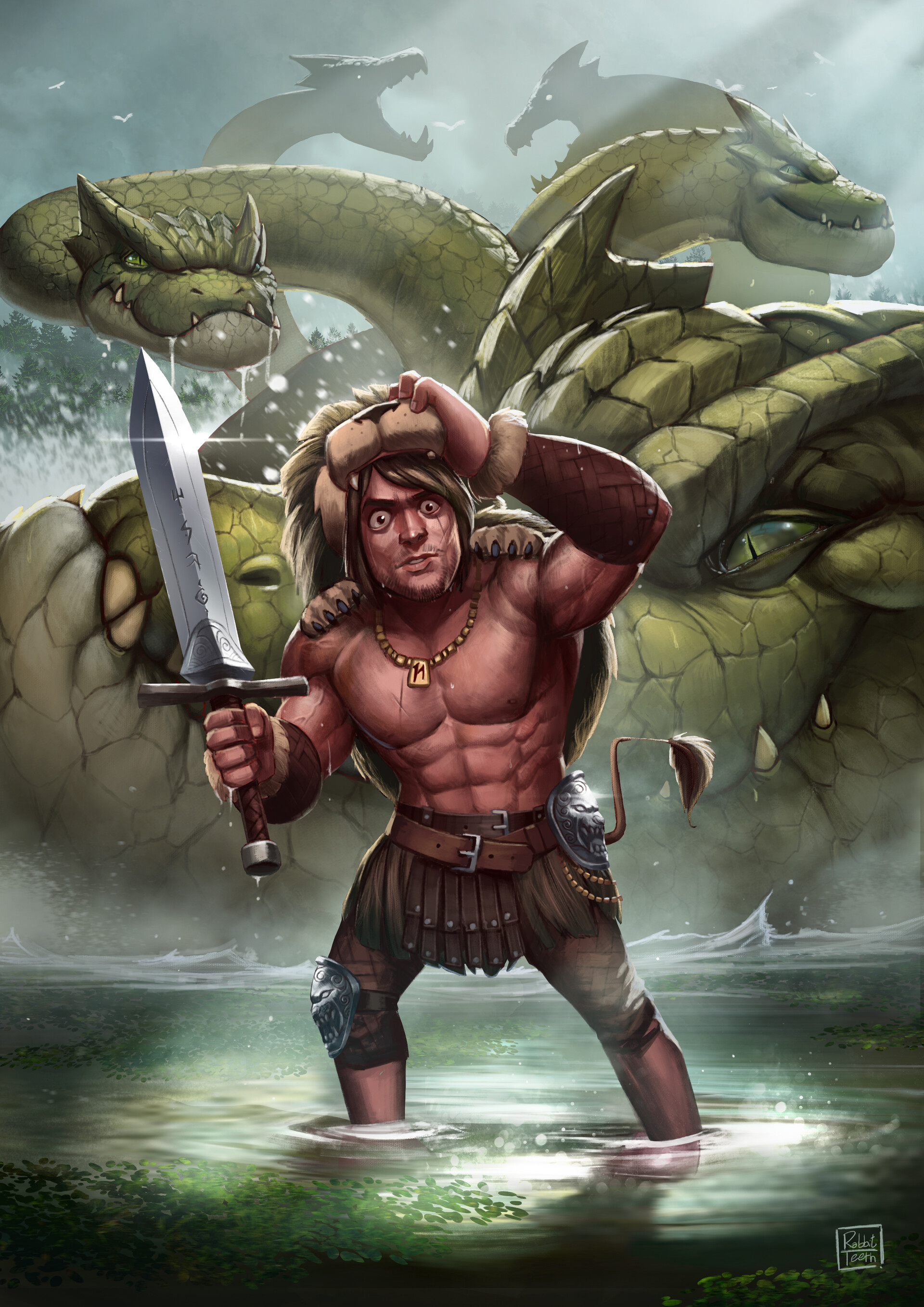 Artstation Hercules Trinnawat Dumnoensilapa