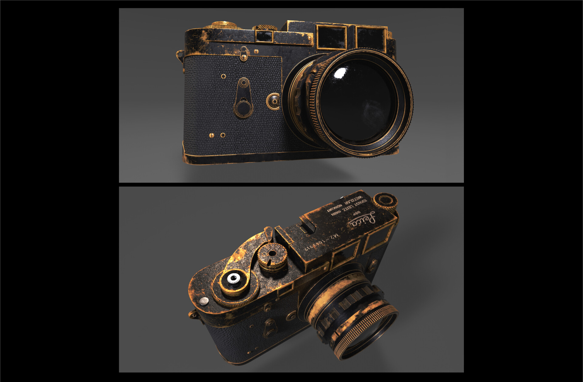 Artstation Old Leica Camera 3d Model Joshua Rowlinson