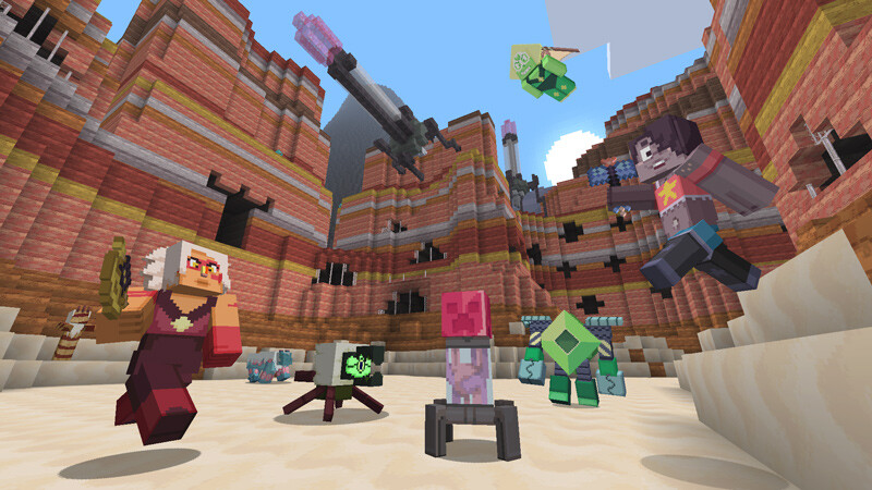 Artstation Minecraft Mash Up Steven Universe James Davies