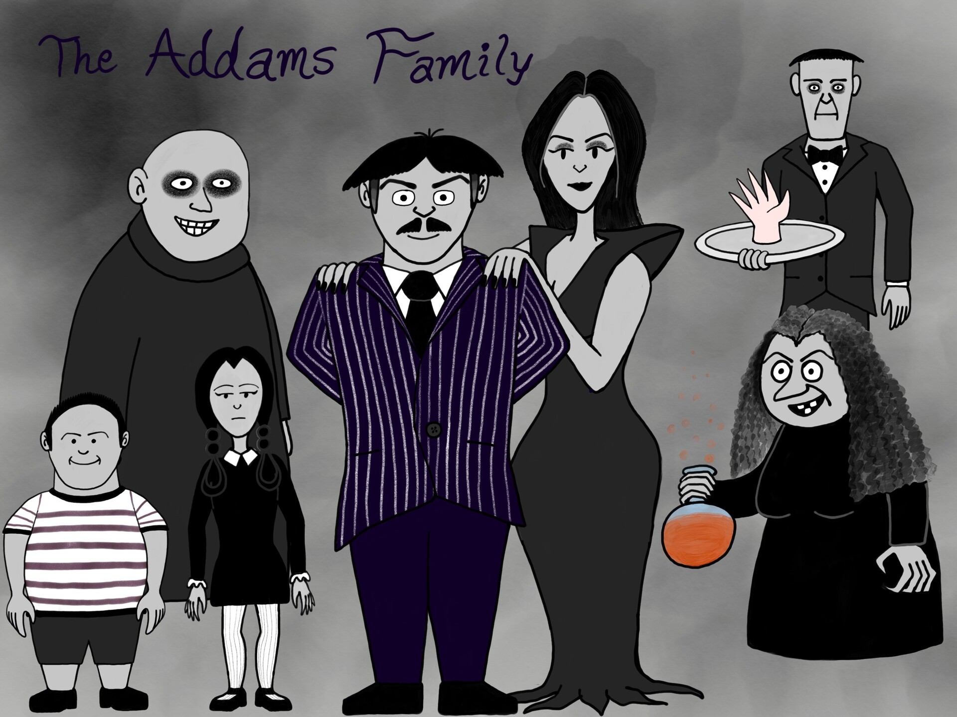 ArtStation - The Addams Family Fan Art