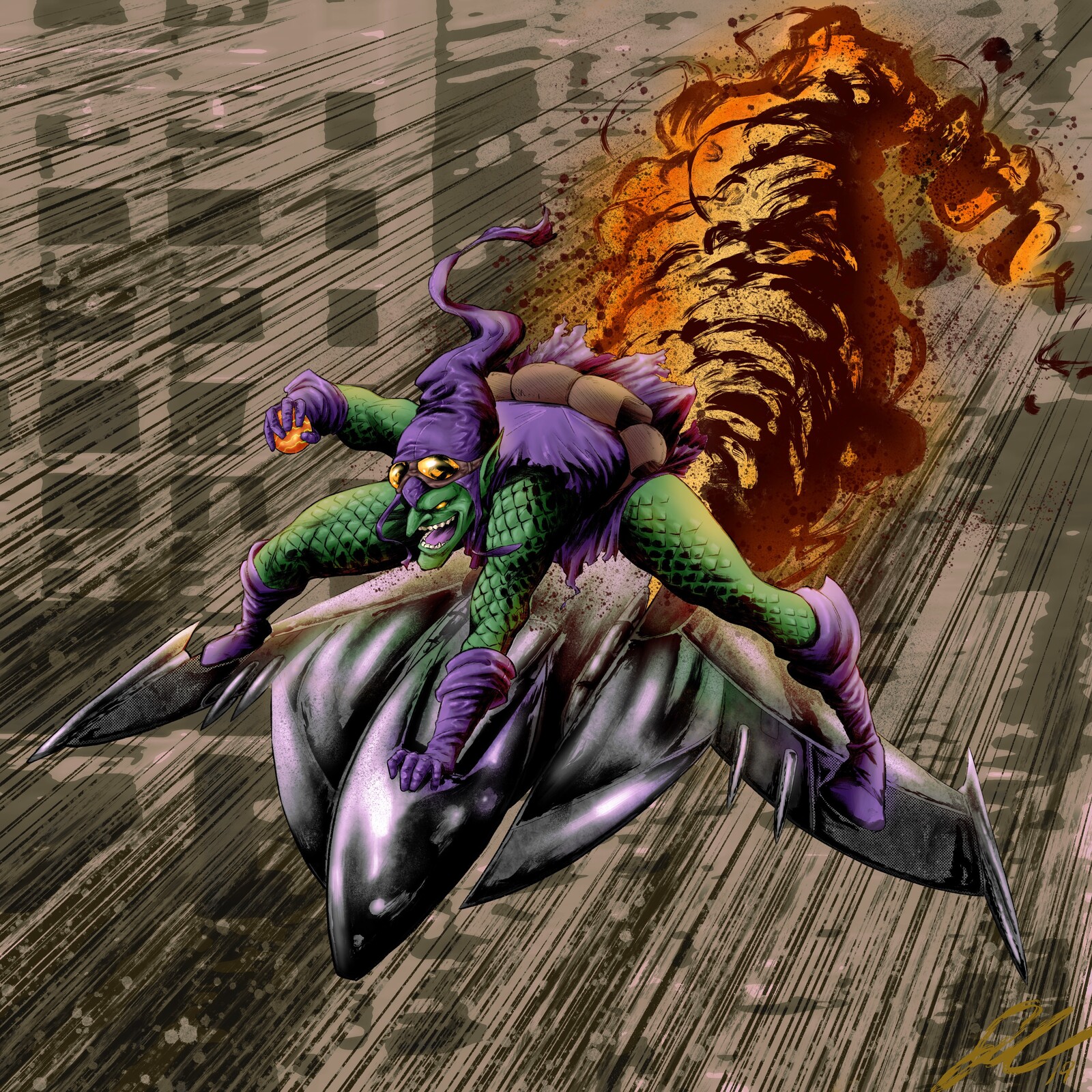 green goblin jordans