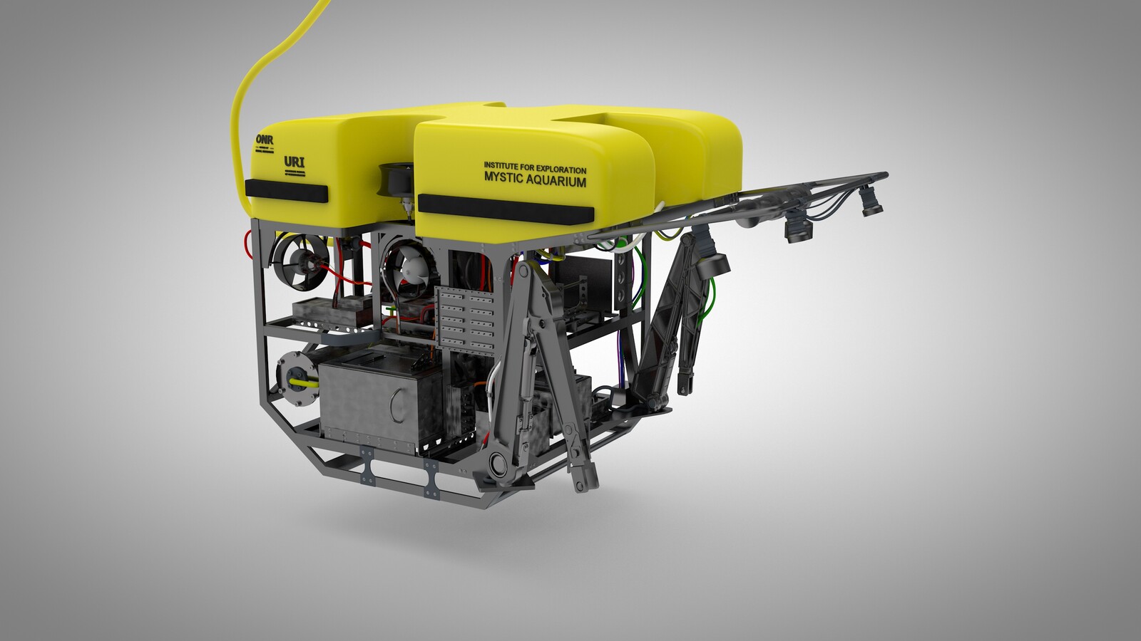 This is HERCULES a ROV that was used during a diving mission in 2010.