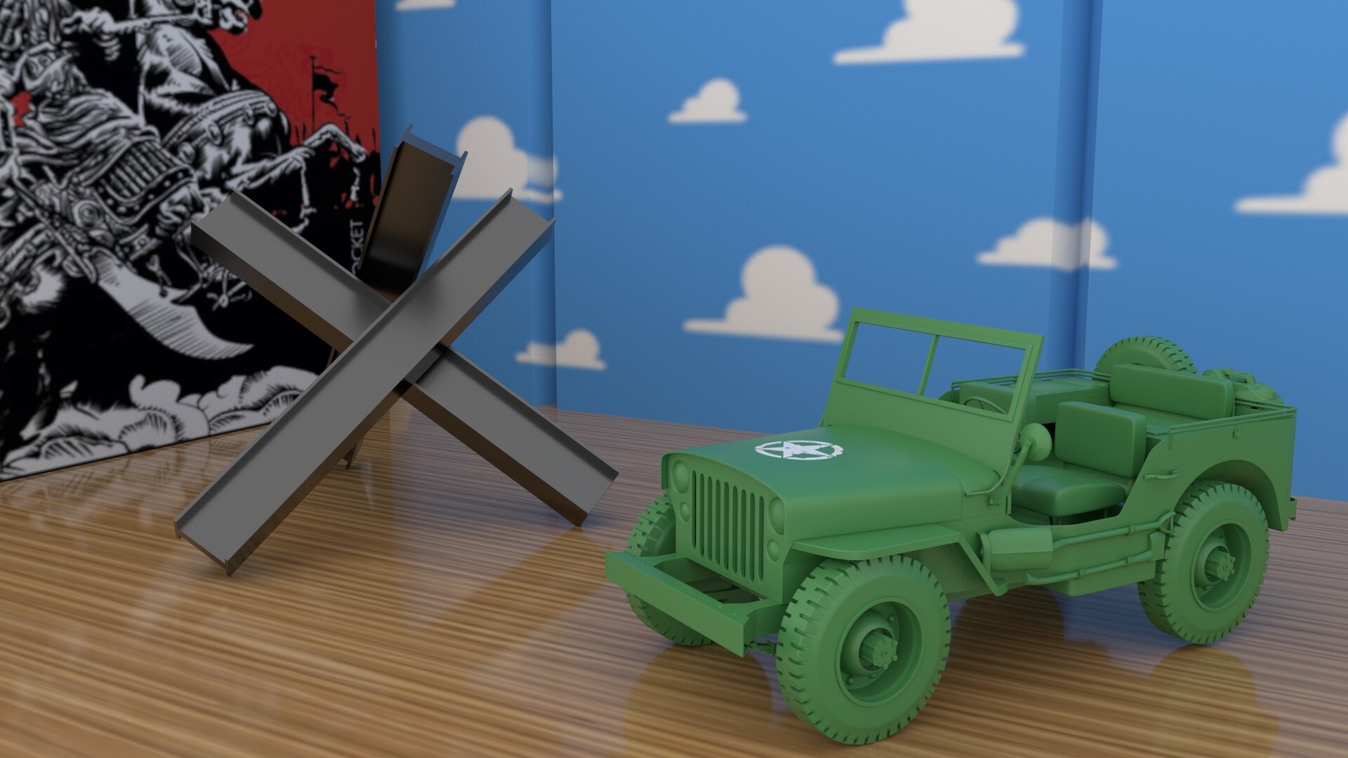 Vinicius Zoppi Toy Story Soldier Truck