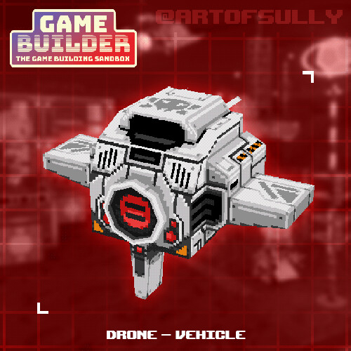 Drone - Vehicle (asset for 'Game Builder')