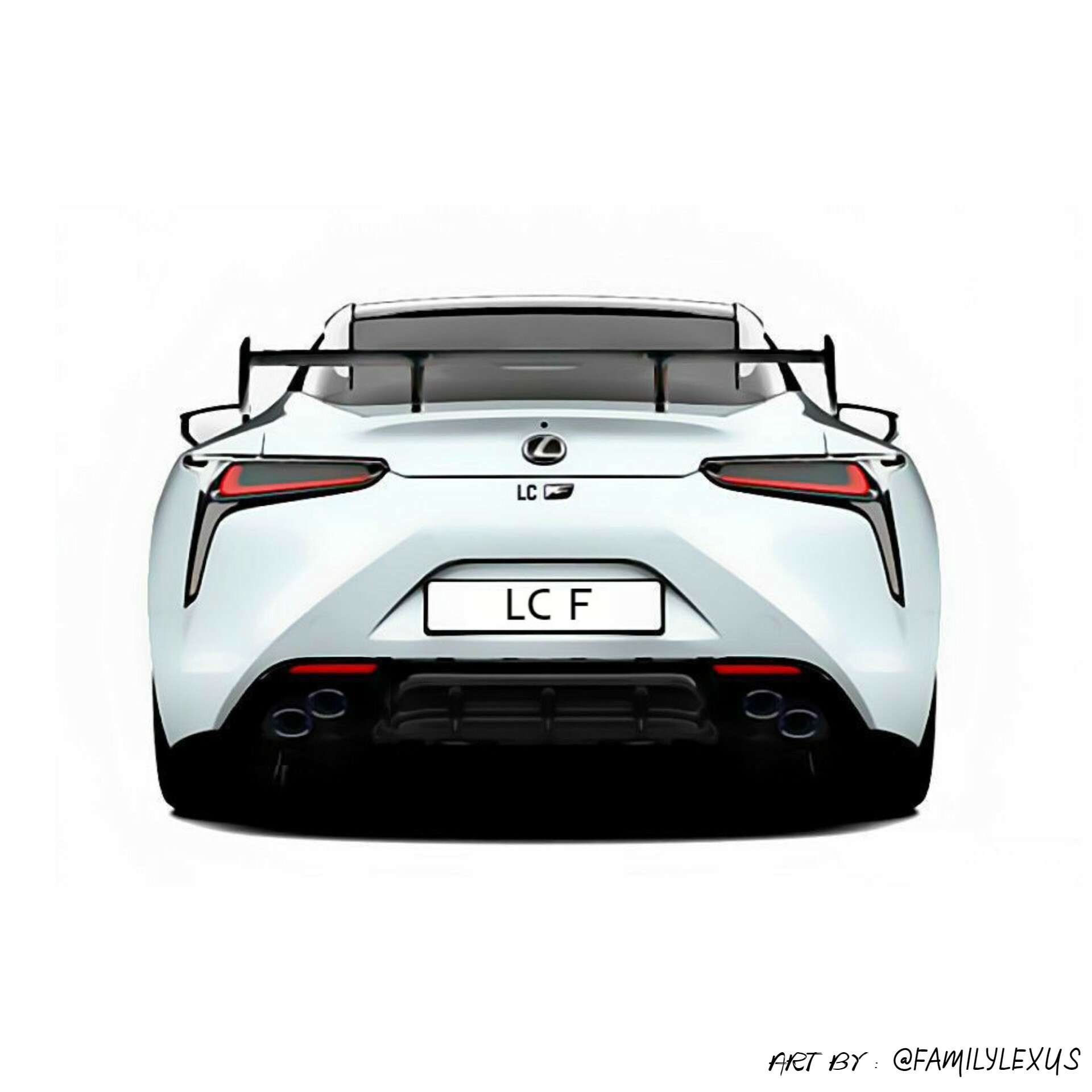 Artstation Rear Lexus Lc F Concept Art By Familylexus Lexus