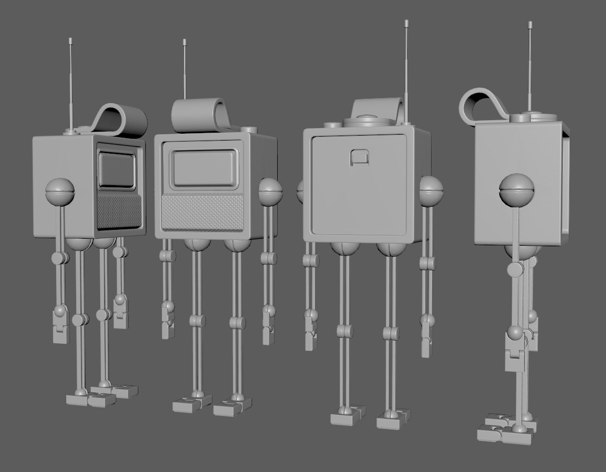 In Maya with normal map applied.