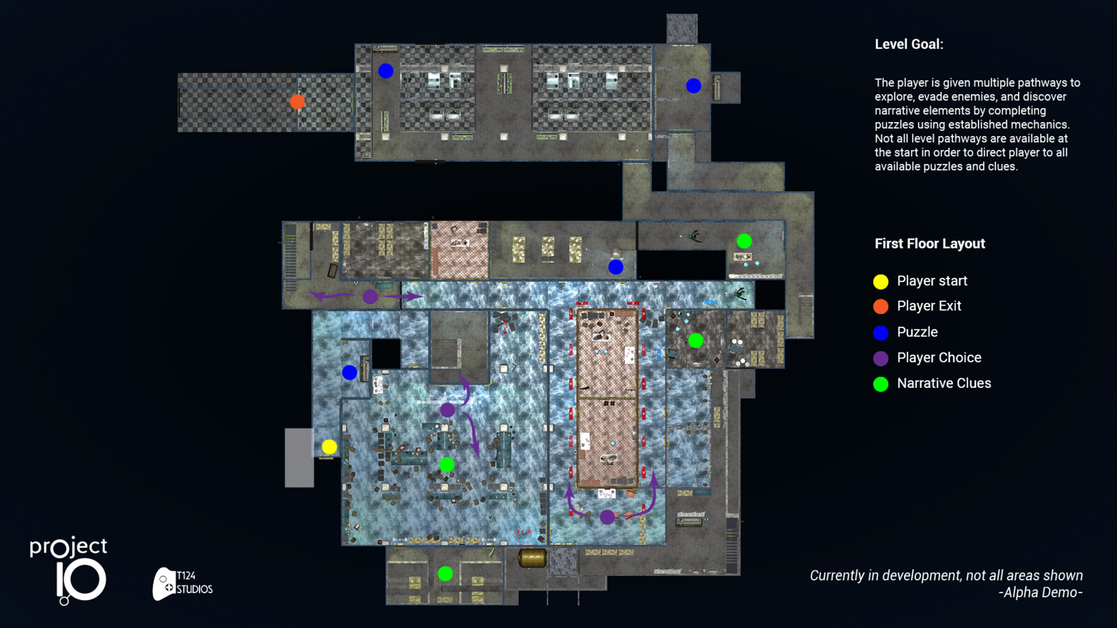 Mid-game level, first floor.