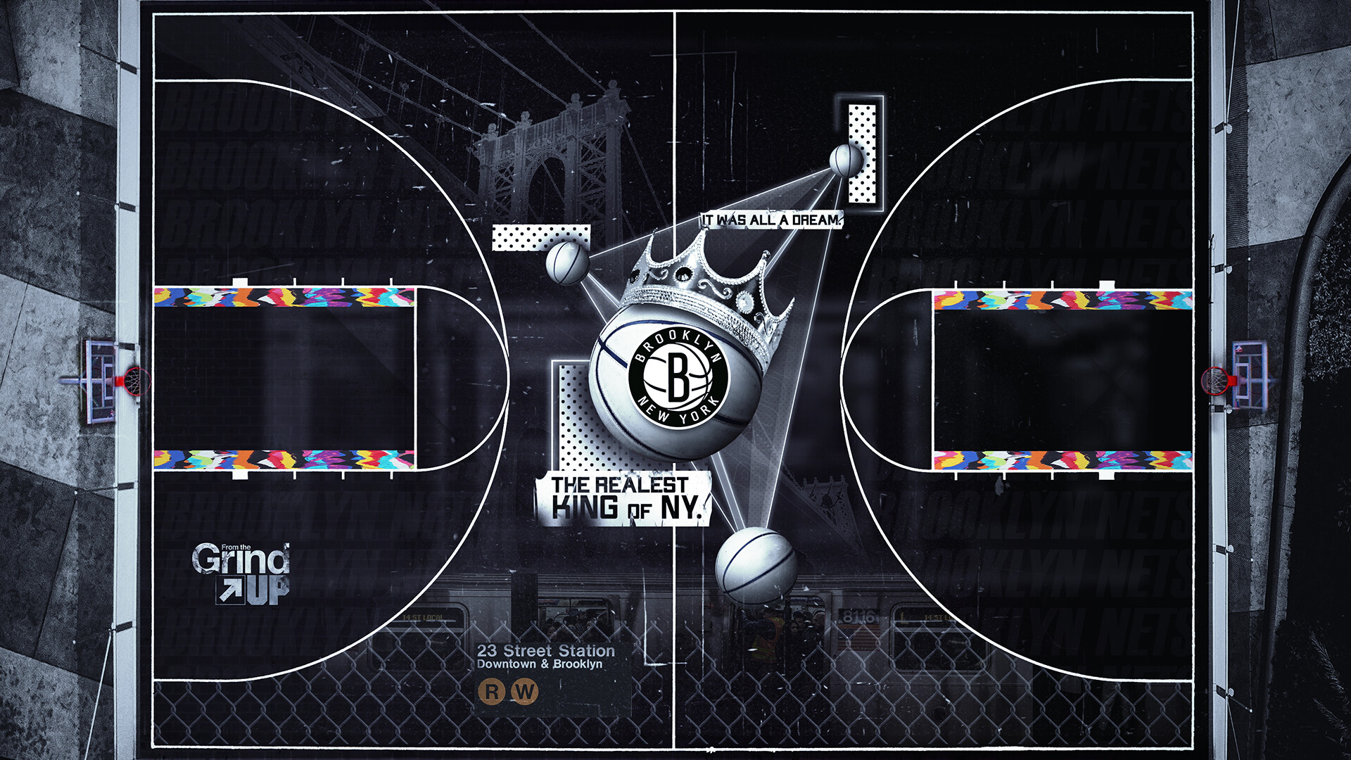 Terry Soleilhac - Detroit Pistons - Basketball court